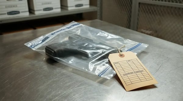 Firearm Evidence Photo