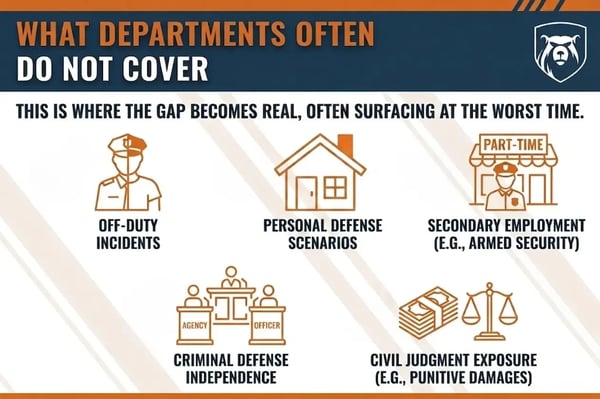 What Departments DON'T cover